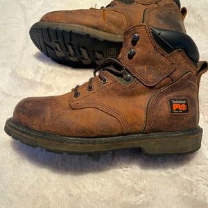 Timberland Pro Mens Pit Boss 6" Steel Safety Toe Industrial Work Boots 10